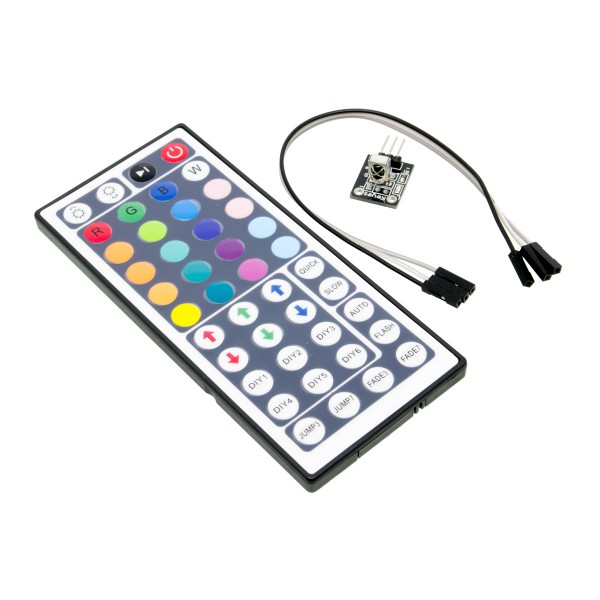 Controlador RGB para tira LED 44 Botones + Receptor Infrarojo